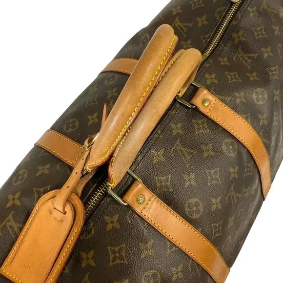 Louis Vuitton Monogram Keepall Bandouliere 55 With Strap COA Included - Picture 8 of 14